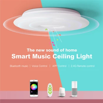 OFFDARKS Smart Ceiling Light LXD-XG36-SP WIFI Voice Control Speaker APP Remote Control Bedroom Kitchen Music Ceiling Lantern
OFFDARKS Smart Ceiling Light LXD-XG36-SP WIFI Voice Control Speaker APP Remote Control Bedroom Kitchen Music Ceiling Lantern