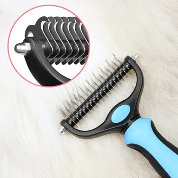 New Hair Removal Comb for Dogs Cat Detangler Fur Trimming Dematting Deshedding Brush Grooming Tool For matted Long Hair Curly Pe
New Hair Removal Comb for Dogs Cat Detangler Fur Trimming Dematting Deshedding Brush Grooming Tool For matted Long Hair Curly Pe