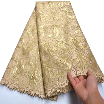 5yards gold color high quality French Nigerian sequins net lace,African tulle mesh beaded lace fabric for party dress Ki091
5yards gold color high quality French Nigerian sequins net lace,African tulle mesh beaded lace fabric for party dress Ki091