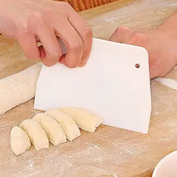 Baking Scraper Non-Stick Baking Scraper Cake Cream Pastry Scraper Mix Flour Scraper Home Kitchen Dining Bar White Plastic Knife
Baking Scraper Non-Stick Baking Scraper Cake Cream Pastry Scraper Mix Flour Scraper Home Kitchen Dining Bar White Plastic Knife