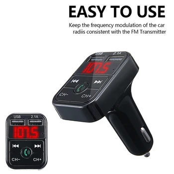 1pc Car Auto Wireless Handsfree Radio FM Transmitter TF Card U Disk MP3 Player Dual USB 2.1A Charger Kit Parts Accessories
1pc Car Auto Wireless Handsfree Radio FM Transmitter TF Card U Disk MP3 Player Dual USB 2.1A Charger Kit Parts Accessories