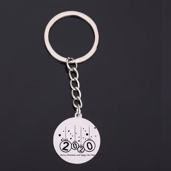 FLYANGEL 2020 New Year Keychain Jewelry Engraved Merry Christmas Happy New Year Key Holder Car Key Tag Gifts For Family Friends
FLYANGEL 2020 New Year Keychain Jewelry Engraved Merry Christmas Happy New Year Key Holder Car Key Tag Gifts For Family Friends