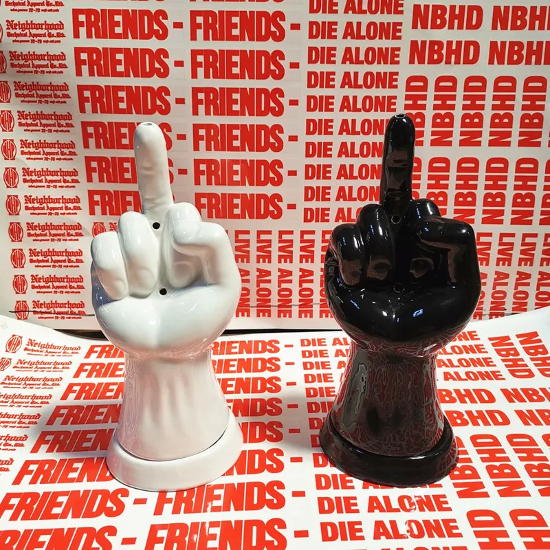 Popular logo SUP REME with NBHD finger incense burner creative joint finger incense burner
Popular logo SUP REME with NBHD finger incense burner creative joint finger incense burner
