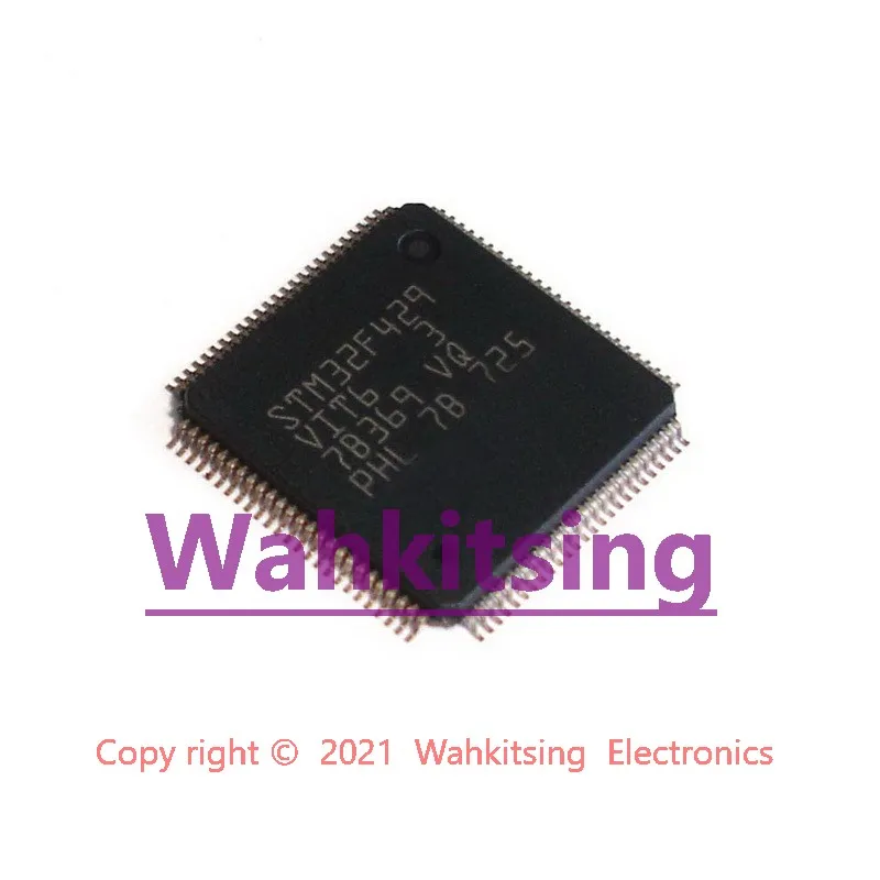 2 шт. STM32F429VIT6 LQFP-100 MCU 32-битный ARM Cortex M4 RISC 2 Мб Flash 2,5 в/3,3 В 3.5-контактный LQFP, чип IC
2 шт. STM32F429VIT6 LQFP-100 MCU 32-битный ARM Cortex M4 RISC 2 Мб Flash 2,5 в/3,3 В 3.5-контактный LQFP, чип IC