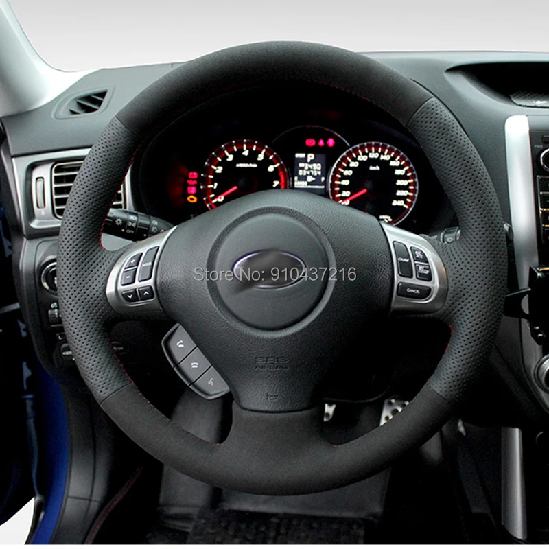 For Subaru Forester 2011 Black Suede Leather Steering Wheel Cover Marker Stitch Wrap Cover
For Subaru Forester 2011 Black Suede Leather Steering Wheel Cover Marker Stitch Wrap Cover