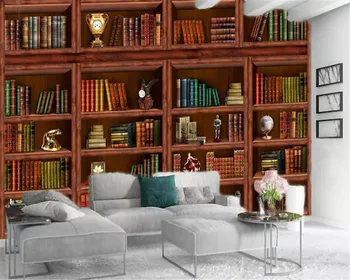 Wholesale Photo Wallpaper High-end atmospheric wooden bookshelf books Digital Printing HD Decorative Beautiful Wallpaper 
Wholesale Photo Wallpaper High-end atmospheric wooden bookshelf books Digital Printing HD Decorative Beautiful Wallpaper