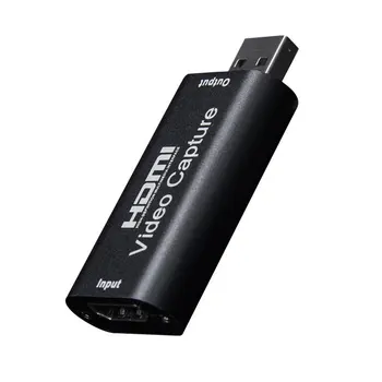 4K USB Video Capture Card USB 2.0 HDMI Video Grabber Record Box for PS4 Game DVD Camcorder HD Camera Recording Live Streaming
4K USB Video Capture Card USB 2.0 HDMI Video Grabber Record Box for PS4 Game DVD Camcorder HD Camera Recording Live Streaming
