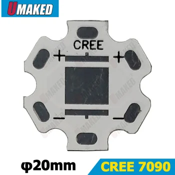 20mm LED PCB for 7090 CREE chips, aluminum plate base, heat sink, DIY led light
20mm LED PCB for 7090 CREE chips, aluminum plate base, heat sink, DIY led light