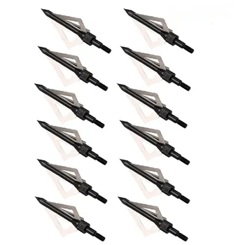 3/6/12PCS Broadheads Arrow Heads Fixed 3 Blade For Hunting Arrows NewArrowheads For Hunting Arrow Heads Archery Crossbow
3/6/12PCS Broadheads Arrow Heads Fixed 3 Blade For Hunting Arrows NewArrowheads For Hunting Arrow Heads Archery Crossbow