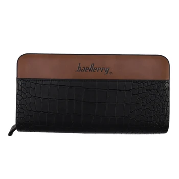 Baellerry Crocodile Pattern Designer Long Businessman Wallet Double Zippers Men Clutch Bag Male Purse 
Baellerry Crocodile Pattern Designer Long Businessman Wallet Double Zippers Men Clutch Bag Male Purse