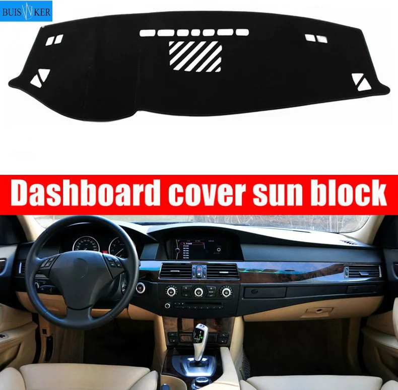 For BMW 5 series 2004 2005 2006-2010 Dashboard Cover Sun Shade Non-slip Dash Mat Pad Carpet Car Stickers Interior Accessories
For BMW 5 series 2004 2005 2006-2010 Dashboard Cover Sun Shade Non-slip Dash Mat Pad Carpet Car Stickers Interior Accessories