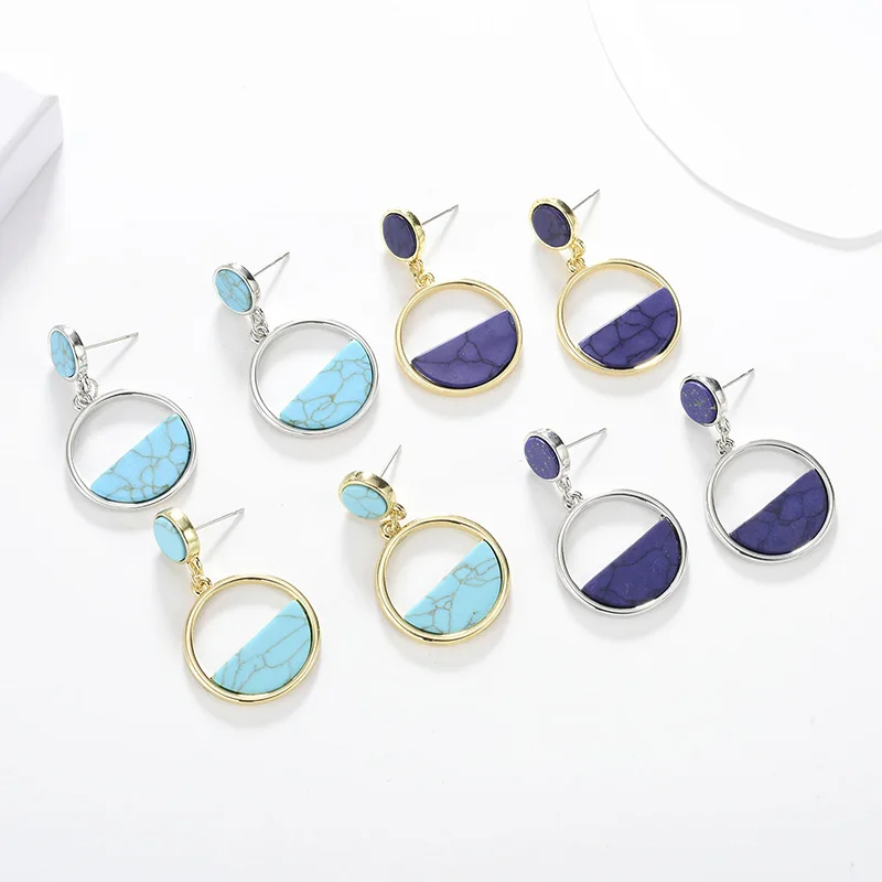 Shineland Boho Vintage Resin Stone Statement Geometric Dangle Drop Earrings for Women 2019 Fashion Jewelry Brincos Party Gifts
Shineland Boho Vintage Resin Stone Statement Geometric Dangle Drop Earrings for Women 2019 Fashion Jewelry Brincos Party Gifts