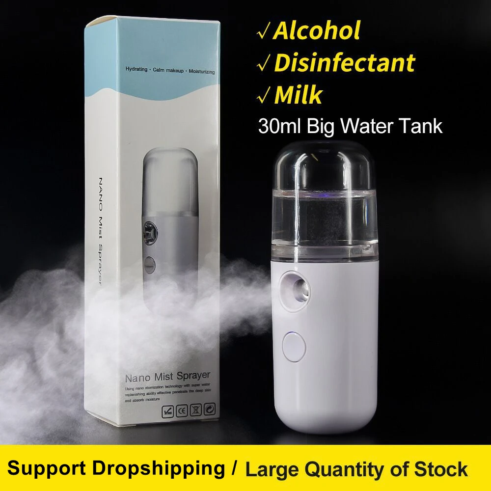 Portable Nano Facial Steamer Mini 30ml Face Sprayer Nebulizer Cooling Mist Humidifier Moisturizing Skin Care USB Beauty Device
Portable Nano Facial Steamer Mini 30ml Face Sprayer Nebulizer Cooling Mist Humidifier Moisturizing Skin Care USB Beauty Device