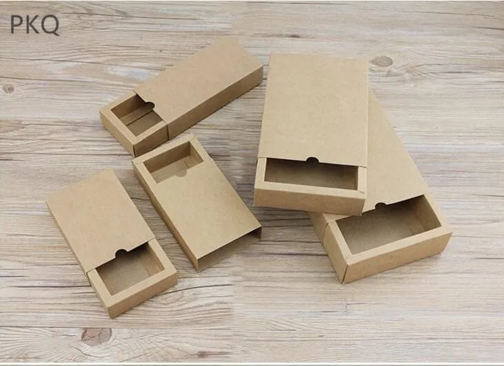 10pcs/lot kraft Paper Drawer box brown/White Gift Packaging Paper Box For Jewelry/Chocolate/Candy display soap jewelry gift box
10pcs/lot kraft Paper Drawer box brown/White Gift Packaging Paper Box For Jewelry/Chocolate/Candy display soap jewelry gift box