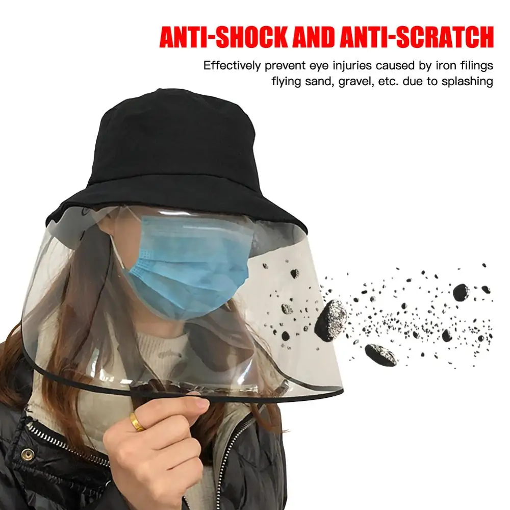 Multi-function Protective Cap Coronary Virus Protective Hat Eye Protection Anti-fog Windproof Hat Anti-saliva Face Cover Cap
Multi-function Protective Cap Coronary Virus Protective Hat Eye Protection Anti-fog Windproof Hat Anti-saliva Face Cover Cap