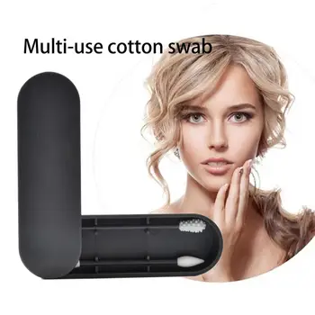 Washable For Silicone Cotton Swabs Reuse Make-Up Cotton Swaw Ear Cleaning Stick Double Head Make Up Tool
Washable For Silicone Cotton Swabs Reuse Make-Up Cotton Swaw Ear Cleaning Stick Double Head Make Up Tool