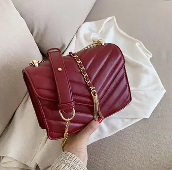Vintage Fashion Female Square Crossbody bag 2019 New Quality PU Leather Women's Designer Handbag Chain Shoulder Messenger Bag 
Vintage Fashion Female Square Crossbody bag 2019 New Quality PU Leather Women's Designer Handbag Chain Shoulder Messenger Bag