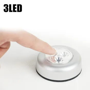 Mini 3 LED Wall Light Kitchen Cabinet Closet Lighting Sticker Tap Touch Lamp Small Kitchen Cabinet Closet Lighting Night Light 
Mini 3 LED Wall Light Kitchen Cabinet Closet Lighting Sticker Tap Touch Lamp Small Kitchen Cabinet Closet Lighting Night Light
