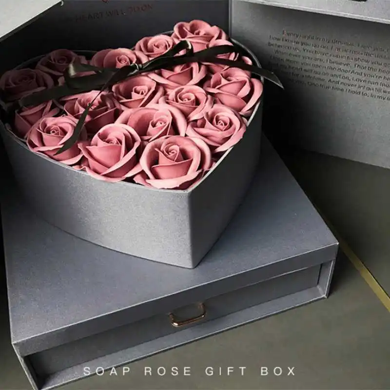 soap rose flower wedding girlfriend birthday perfect gift for