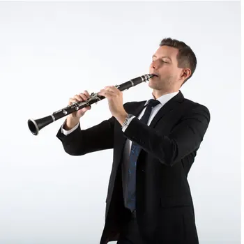 Musical Intruments Accessaries Supplies Detachable Bakelite B-flat Clarinet Lightweight Wind Instrument for Beginner
Musical Intruments Accessaries Supplies Detachable Bakelite B-flat Clarinet Lightweight Wind Instrument for Beginner