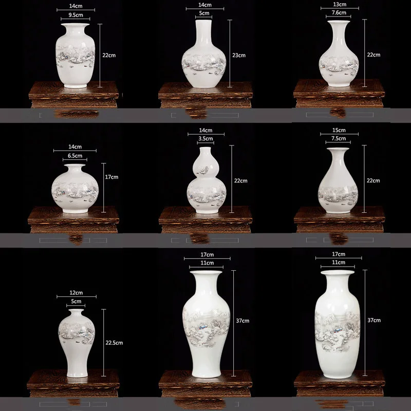Chinese Ceramic Vase Figurines Crafts Hotel Office Desktop Furnishing Decoration Home Livingroom Table Accessories Ornaments Art
Chinese Ceramic Vase Figurines Crafts Hotel Office Desktop Furnishing Decoration Home Livingroom Table Accessories Ornaments Art
