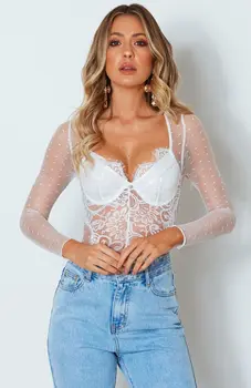 2020 Summer New Women's Long Sleeve Black Lace Perspective Jumpsuit Romper Sexy
2020 Summer New Women's Long Sleeve Black Lace Perspective Jumpsuit Romper Sexy