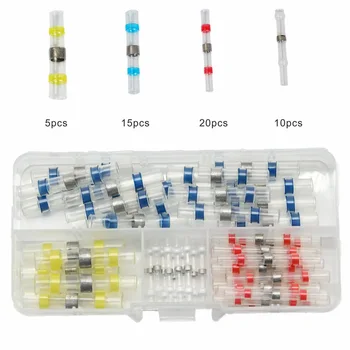 50 PCS Box Solder Seal Wire Connectors - Heat Shrink Solder Butt Connectors -Waterproof Solder Seal Sleeve Splice Terminals
50 PCS Box Solder Seal Wire Connectors - Heat Shrink Solder Butt Connectors -Waterproof Solder Seal Sleeve Splice Terminals