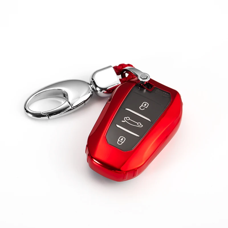 Новинка Мягкий ТПУ чехол для автомобильного ключа полное покрытие Peugeot 208 5008 DS3 DS5