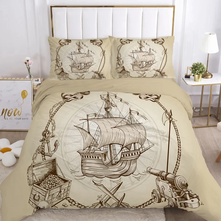 Comforter Bedding Sets Euro Double 3D Duvet Cover Set Blanket/quilt Cover and Pillowcase 220*240 King Queen Bed set Retro boat
Comforter Bedding Sets Euro Double 3D Duvet Cover Set Blanket/quilt Cover and Pillowcase 220*240 King Queen Bed set Retro boat