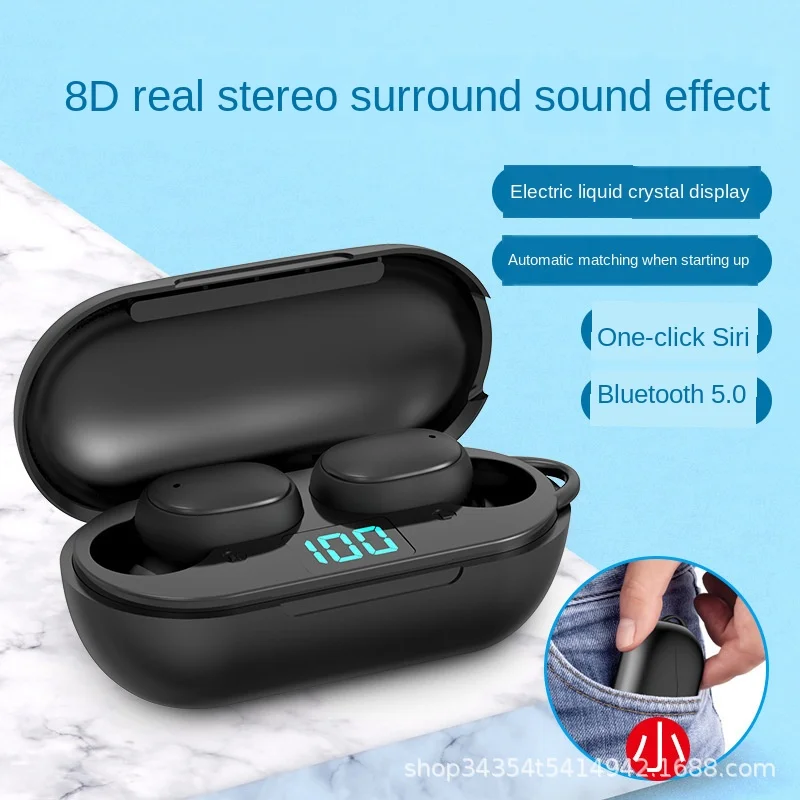 New 2020 Wireless Headphones Bluetooth 5.0 Earphone TWS HIFI Mini In-ear Sports Running Headset Support iOS/Android Phones HD Ca
New 2020 Wireless Headphones Bluetooth 5.0 Earphone TWS HIFI Mini In-ear Sports Running Headset Support iOS/Android Phones HD Ca