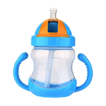280ml Baby Bottle Drinking Straw Milk Fruit Juice Water Feeding Kids Infant Silicone Milk Nibbler Safe Drink Bottle Handle Spout 
280ml Baby Bottle Drinking Straw Milk Fruit Juice Water Feeding Kids Infant Silicone Milk Nibbler Safe Drink Bottle Handle Spout