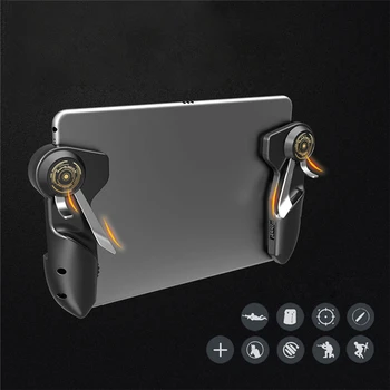 Game Joystick Trigger Handle L1R1 Fire Aim Button Mobile Controller Gamepad for iPad Tablet Smartphone For PUBG Game Accessories
Game Joystick Trigger Handle L1R1 Fire Aim Button Mobile Controller Gamepad for iPad Tablet Smartphone For PUBG Game Accessories