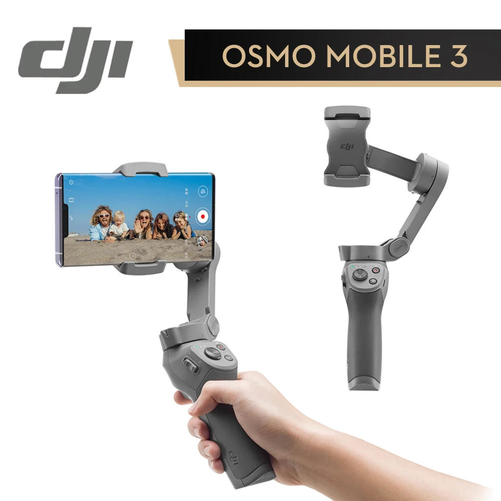 DJI OSMO Mobile 3 Combo осевой Ручной Стабилизатор складной портативный селфи палка для