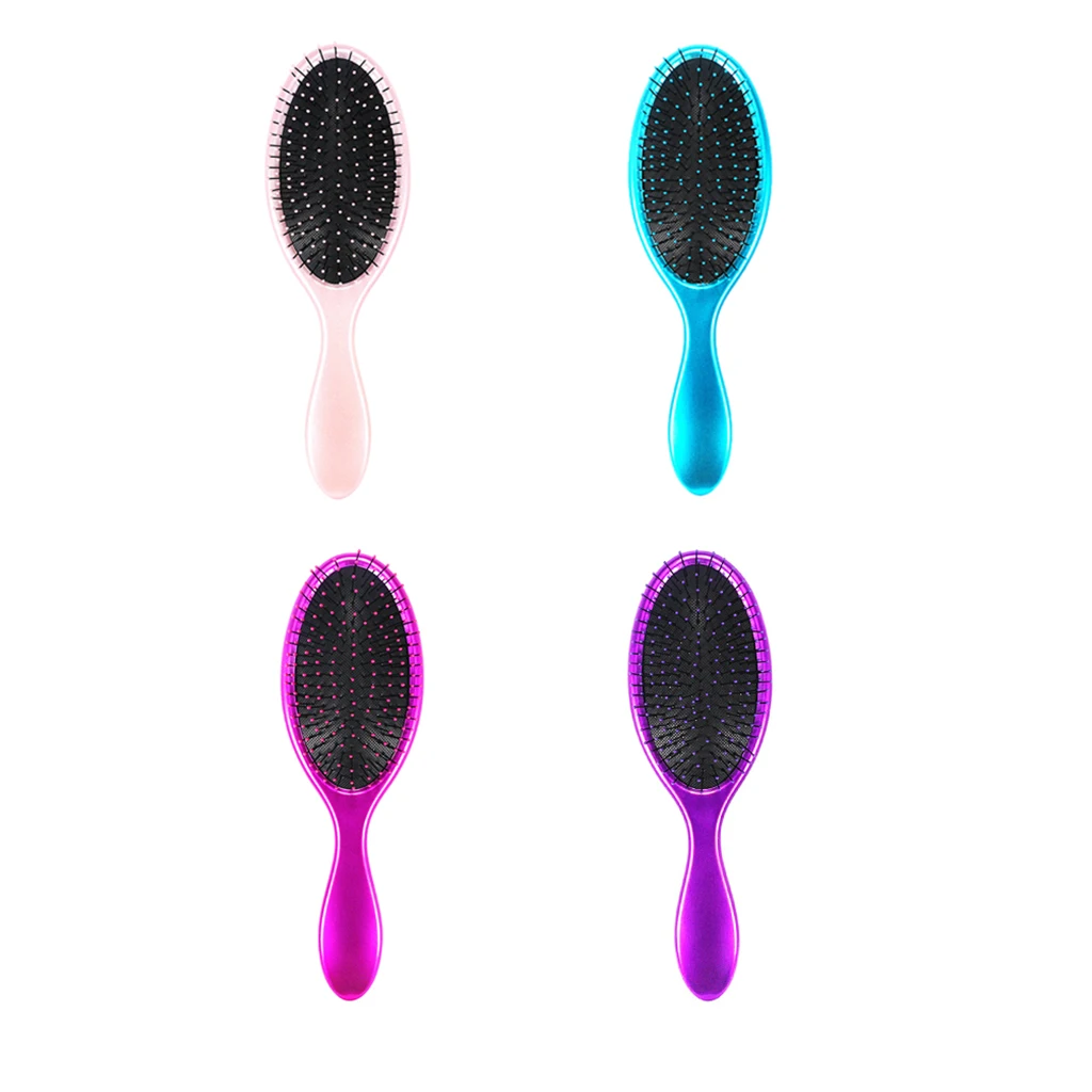 Antistatic Scalp Massage Cushioned Brush Women Detangling Smoothing Hairbrush