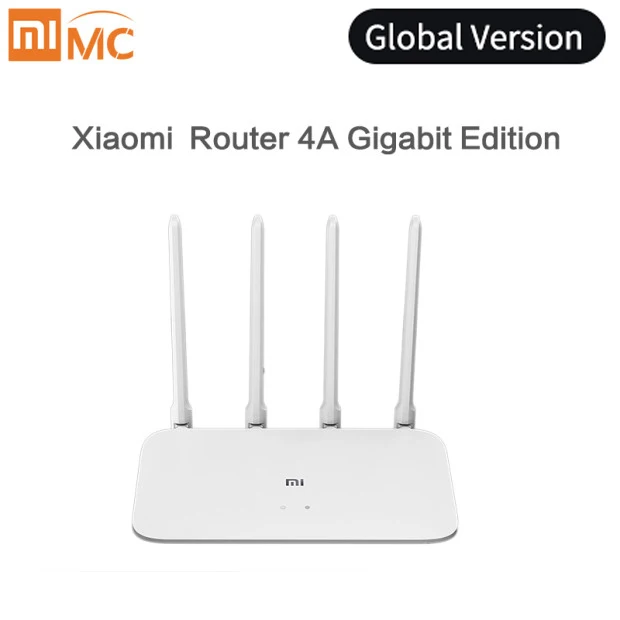 Global version Xiaomi Mi Router 4A Gigabit Edition 100M 1000M 2.4GHz 5GHz WiFi ROM 16MB DDR3 64MB 128MB 4 Antennas APP Control
Global version Xiaomi Mi Router 4A Gigabit Edition 100M 1000M 2.4GHz 5GHz WiFi ROM 16MB DDR3 64MB 128MB 4 Antennas APP Control