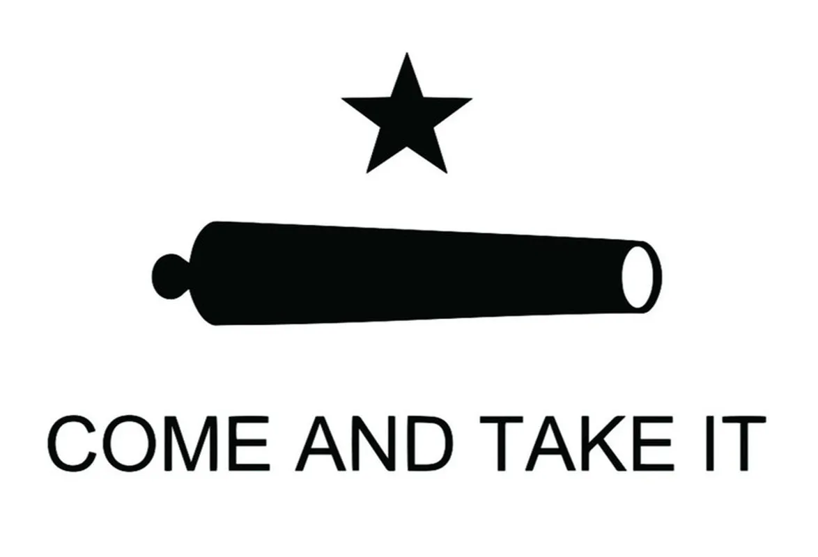 7 "* 3 5" Come and Take It флаг забавные виниловые наклейки в виде Фотообоев c