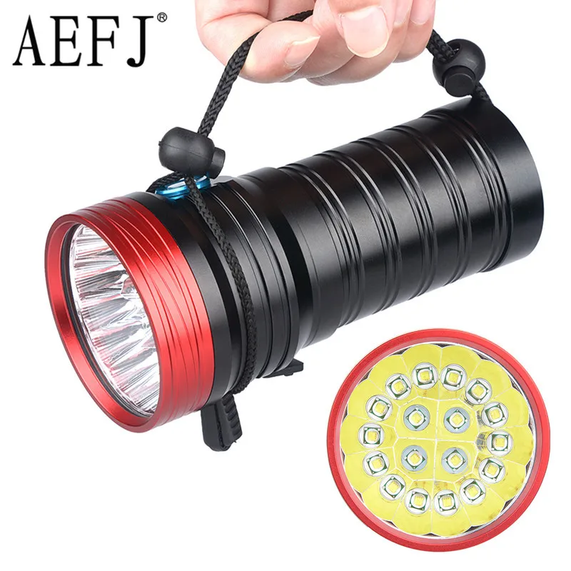 Powerful LED Flashlight with 18 x T6 LED Torch Lamp bead waterproof searchlight Wide range Use 4 x 18650 battery of lighting
Powerful LED Flashlight with 18 x T6 LED Torch Lamp bead waterproof searchlight Wide range Use 4 x 18650 battery of lighting
