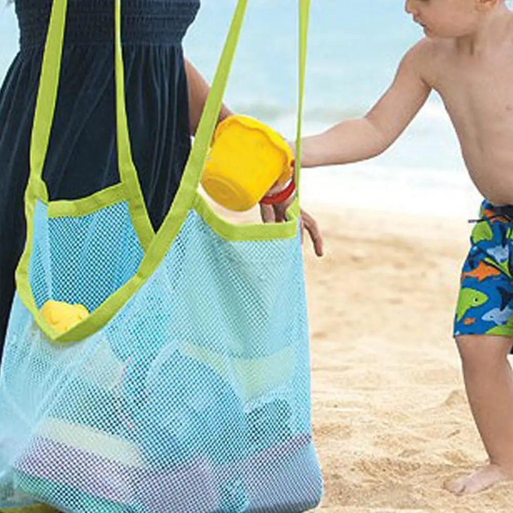 

1 Pc Kids Baby Sand Away Carry Beach Toys Pouch Tote Mesh Large Children Storage Toy Collection Sand Away Beach Mesh Tool