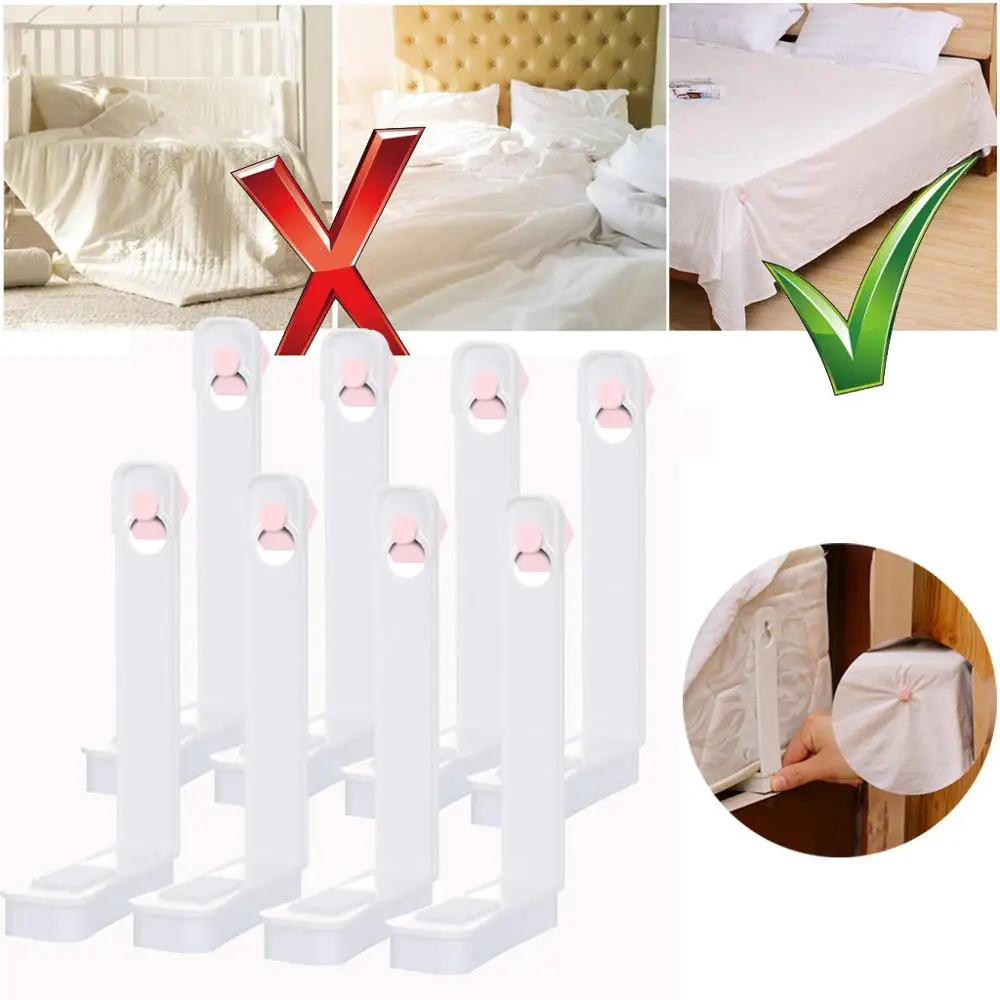 4/8Pcs/Set Bed Sheet Clip Bed sheet Belt Fastener Mattress Non-slip Fixed Grippers Clip Blanket Gripper White Bedroom Supplies#3
4/8Pcs/Set Bed Sheet Clip Bed sheet Belt Fastener Mattress Non-slip Fixed Grippers Clip Blanket Gripper White Bedroom Supplies#3