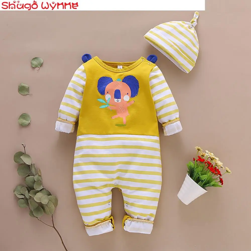 Autumn Winter Models 2019 Fashion Baby Girls Long-Sleeved Romper Animal Print Cotton Dark Buckle Conjoined Clothes Rompers
Autumn Winter Models 2019 Fashion Baby Girls Long-Sleeved Romper Animal Print Cotton Dark Buckle Conjoined Clothes Rompers