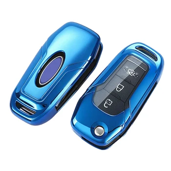 TPU Full Sealed Cover Blue Key Fob Shell Case Fit For Ford Flip Folding Key Car Key Cover Wallet Housekeeper
TPU Full Sealed Cover Blue Key Fob Shell Case Fit For Ford Flip Folding Key Car Key Cover Wallet Housekeeper