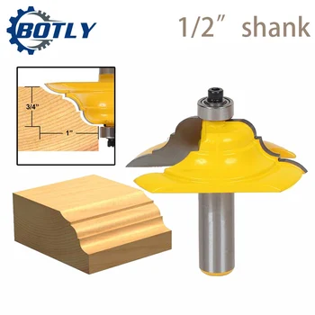 1/2" Shank Table Edge Router Bit French Baroque Line Woodworking Milling Cutter for Wood carbide end mill face mill fresa madera
1/2" Shank Table Edge Router Bit French Baroque Line Woodworking Milling Cutter for Wood carbide end mill face mill fresa madera