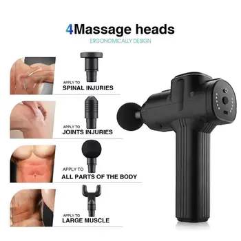 3200RPM Massage Gun Deep Percussion Massager Muscle Vibrating Relaxing + 4 Heads
3200RPM Massage Gun Deep Percussion Massager Muscle Vibrating Relaxing + 4 Heads