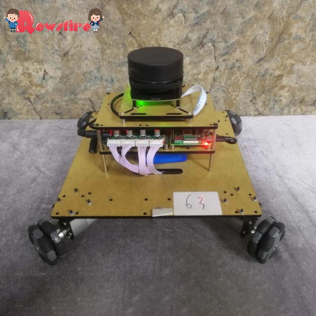 DIY Robot Operating System Ailibot Omnidirectional Robot Car Kit - 03 Version With High Quality
DIY Robot Operating System Ailibot Omnidirectional Robot Car Kit - 03 Version With High Quality