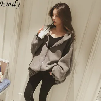 Winter New Korean Loose Oversized Kpop Hoodies Women Casual Hooded Sweatshirt Bubble Sleeve Zipper Coat Tops Hip Hop Streetwear
Winter New Korean Loose Oversized Kpop Hoodies Women Casual Hooded Sweatshirt Bubble Sleeve Zipper Coat Tops Hip Hop Streetwear