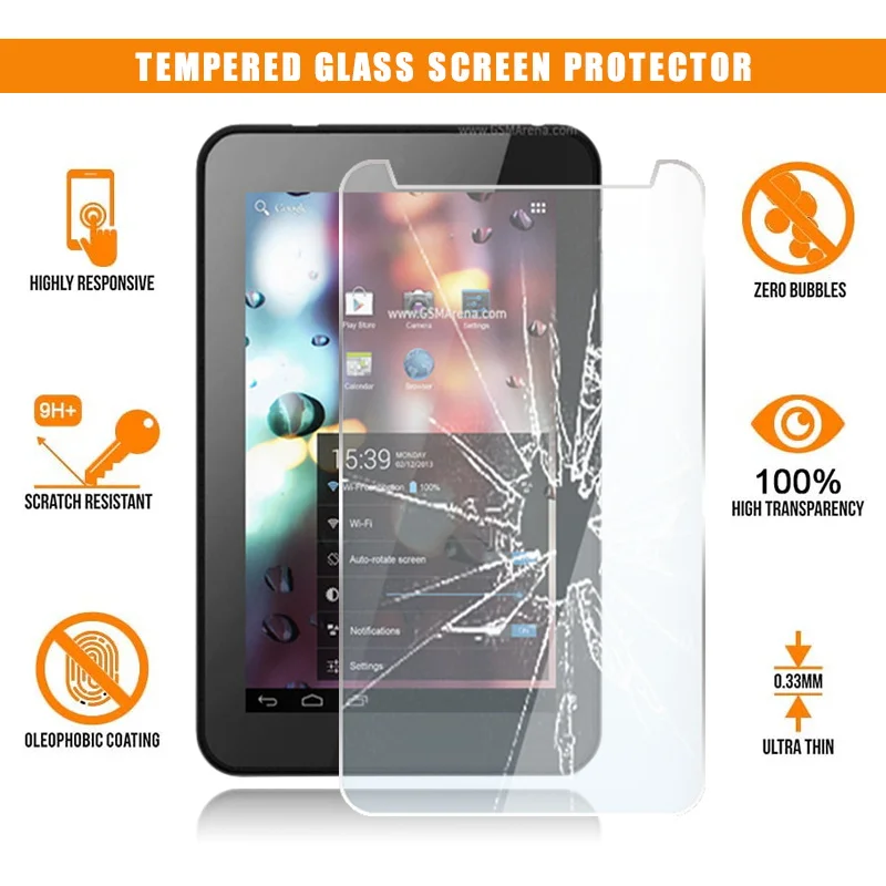 Screen Protector for Alcatel OneTouch Tab 7 HD Tablet Tempered Glass 9H Scratch Resistant Anti-fingerprint Film Guard Cover
Screen Protector for Alcatel OneTouch Tab 7 HD Tablet Tempered Glass 9H Scratch Resistant Anti-fingerprint Film Guard Cover