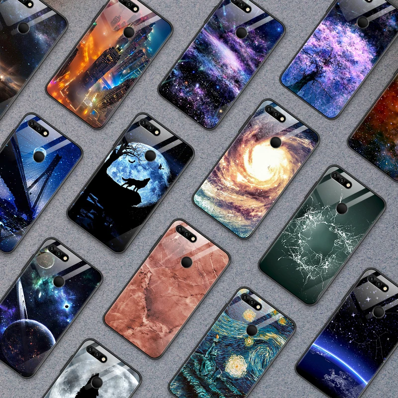 Capa for Huawei Honor 6X 7A 7C 7X 8A 8X 9Lite Tempered Glass Cover Y6 Y9 2018 2019 Y7 Prime Pro Magic2 Fashion Bright Phone Case
Capa for Huawei Honor 6X 7A 7C 7X 8A 8X 9Lite Tempered Glass Cover Y6 Y9 2018 2019 Y7 Prime Pro Magic2 Fashion Bright Phone Case