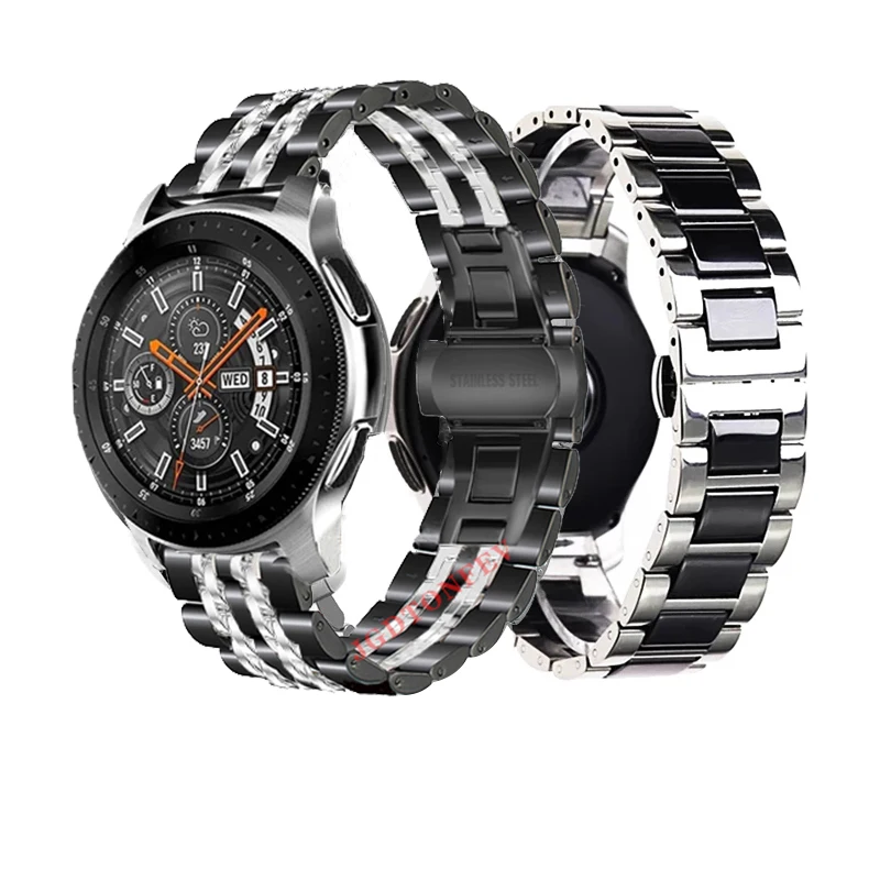 22mm Stainless Steel Silver watch bracelet for Samsung Gear S3 Frontier strap galaxy watch 46mm band for huawei watch gt 2
22mm Stainless Steel Silver watch bracelet for Samsung Gear S3 Frontier strap galaxy watch 46mm band for huawei watch gt 2