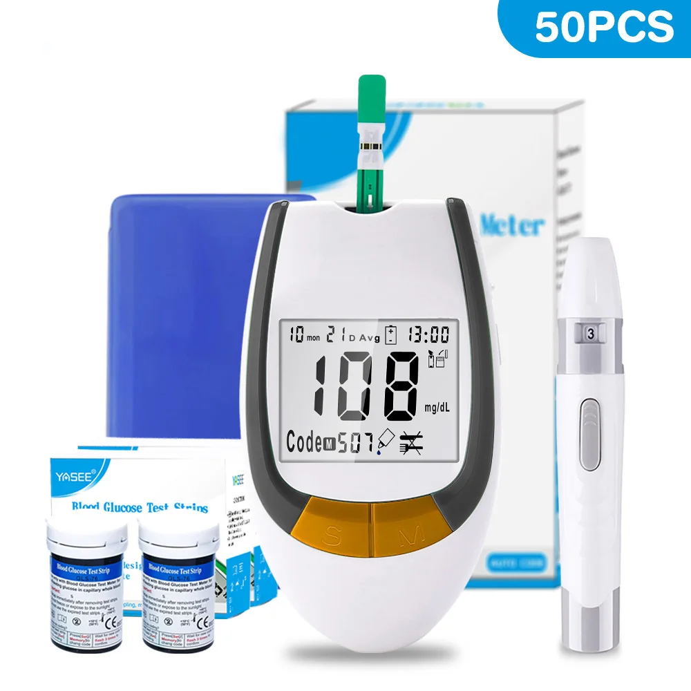 BOXYM 50pcs Test Strips Blood Glucose Meters Needles Lancets Sugar Monitor Muti-part Collect Blood Glucometer mg/dl
BOXYM 50pcs Test Strips Blood Glucose Meters Needles Lancets Sugar Monitor Muti-part Collect Blood Glucometer mg/dl