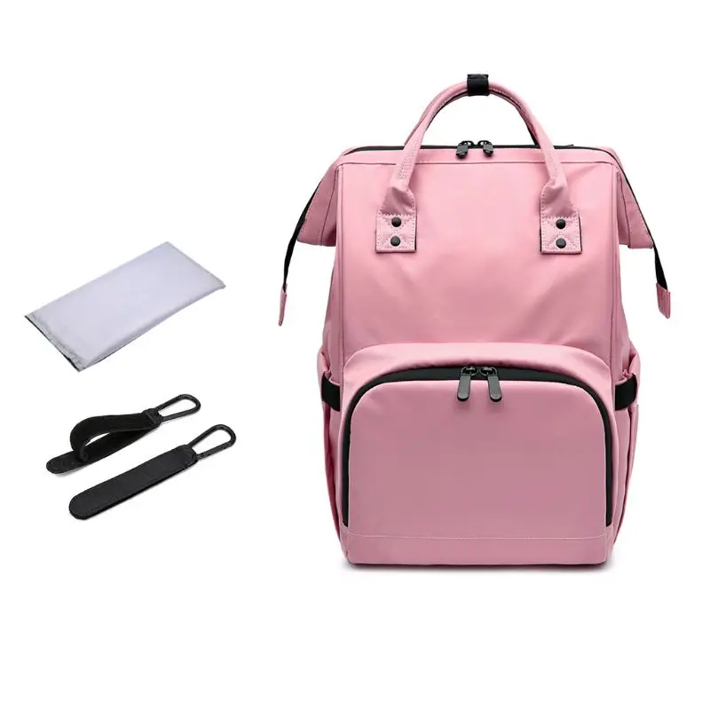 Mummy Maternity Nappy Diaper Bag Large Capacity Travel Backpack with Changing Mat Stroller Straps
Mummy Maternity Nappy Diaper Bag Large Capacity Travel Backpack with Changing Mat Stroller Straps